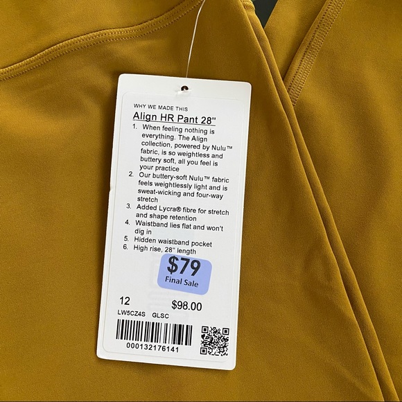 Lululemon Align Pant 28” - Picture 4 of 4